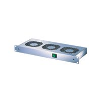 SCHROFF 19" ventilatoreenheid, 1 HE, met frontswitch, 3 ventilatoren, 115 VAC