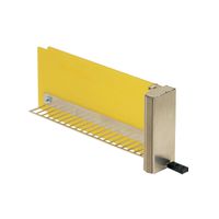 SCHROFF AMC vulmodule met greeplijst, dubbele grote, roestvrij staal