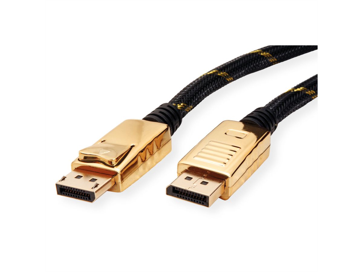 ROLINE GOLD DisplayPort Cable, DP-DP, M/M, 1.5 m