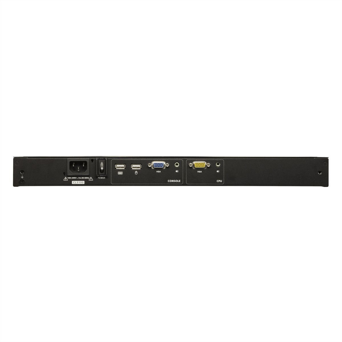 ATEN CL3100NX Console USB VGA, Toetsenbord indeling Amerikaans