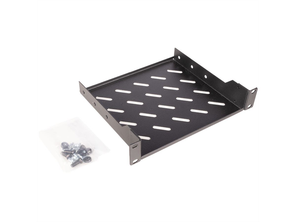 ROLINE 10-inch plank 1 U, 200mm diep zwart