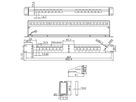 ROLINE Keystone 19'' Module Frame, 16 Ports, shielded, black