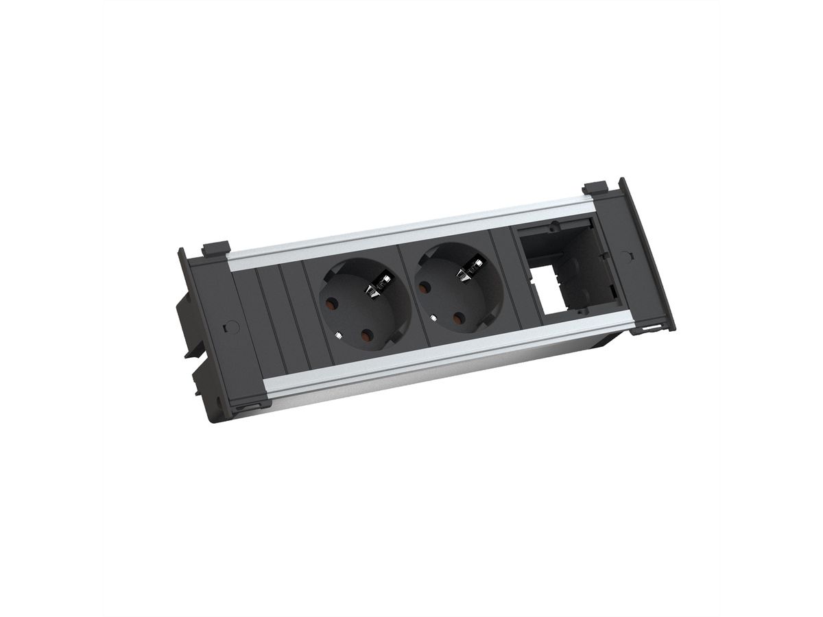 BACHMANN KAPSA Klein 2x geaard stopcontact 1x ABD, GST18 connector
