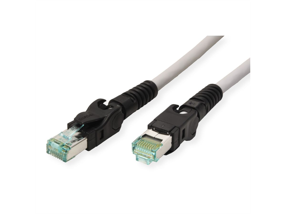 EasyLan VarioBoot Patch cable Cat.6A, S/FTP, grey, 2 m