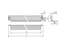 SLIDE RAIL 900D 25KG 2PC