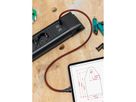 BACHMANN CONNECTUS 6x CEE7/3, 1x Schalter, 1x USB A/C 22W, 2,0m CEE7/7, Grau