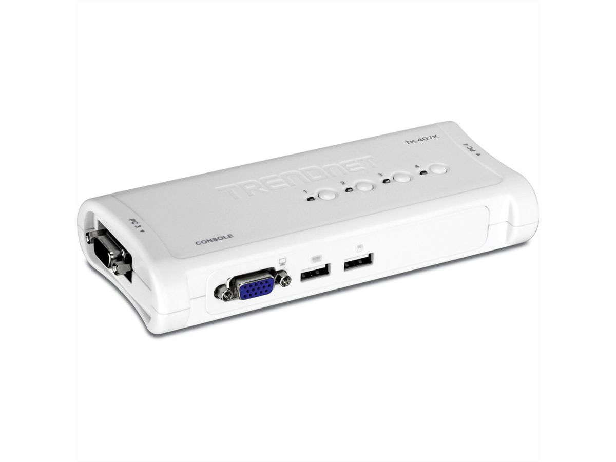 TRENDnet TK-407K KVM-switch 4-poorts USB-kit