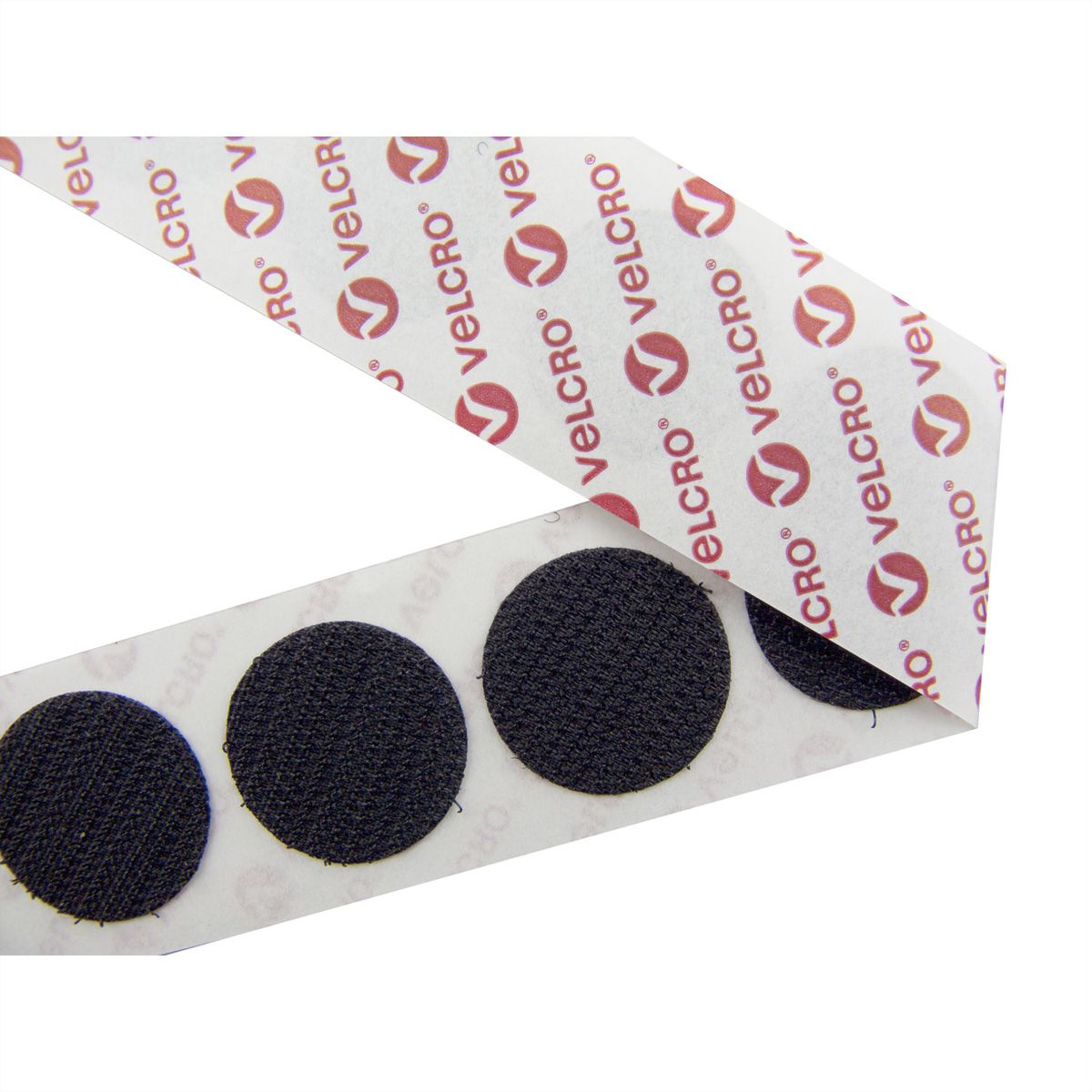 VELCRO® Zelfklevende klittenbandstippen alleen haken 19mm x 125 Wit