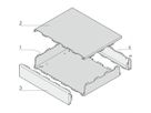 SCHROFF Interscale bureaukoffer, ongeperforeerd, 44 mm, 133 mm, 133 mm, INTERSCALE M 44H 133B 133T