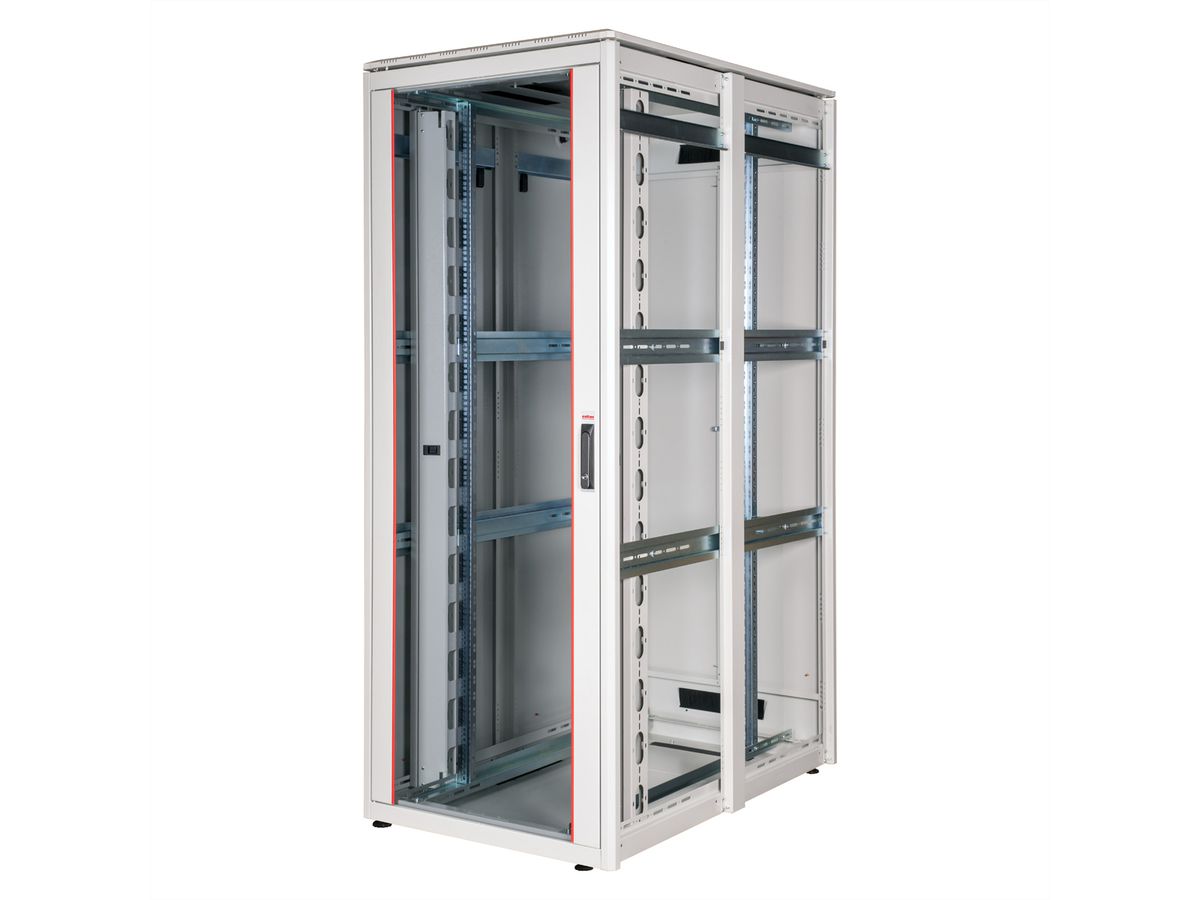 ROLINE 19-inch netwerkkast Pro 42 U, 800x1200 BxD Glazen deur grijs