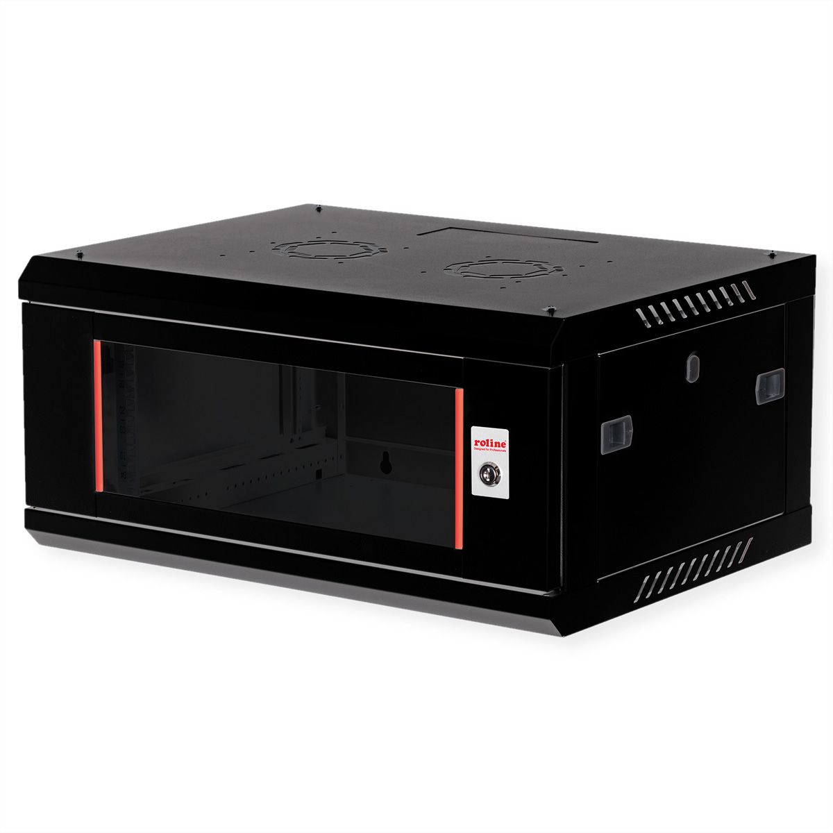 ROLINE 19" Wall Cabinet Basic Plus 4U, 600x450 BxT black