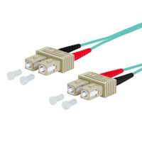 METZ CONNECT OpDAT patch cord, SC-D/SC-D OM3, 1 m