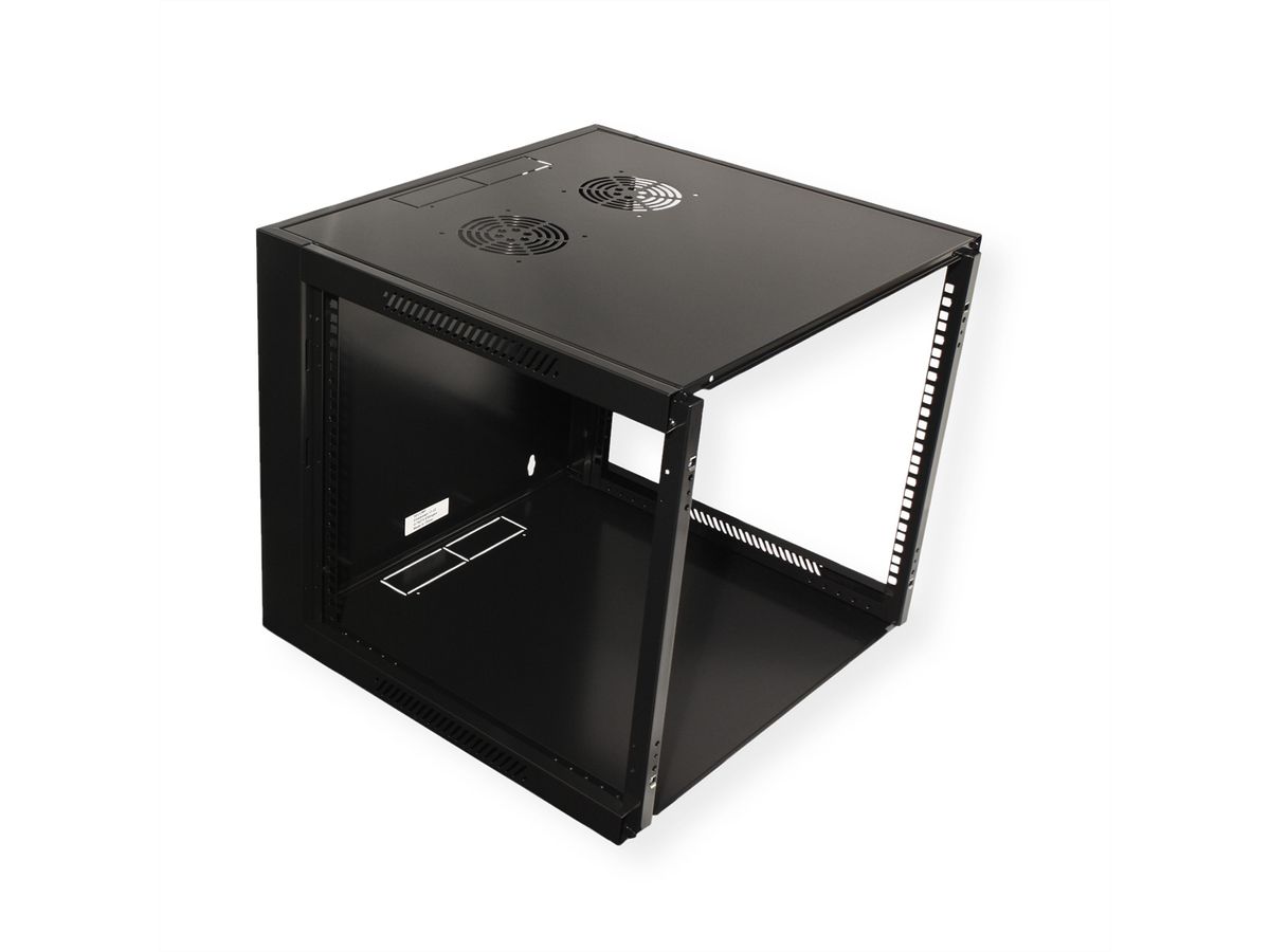 VALUE 19" Wall Mount Rack 6U, 368 x 570 x 450 (HxWxD), black