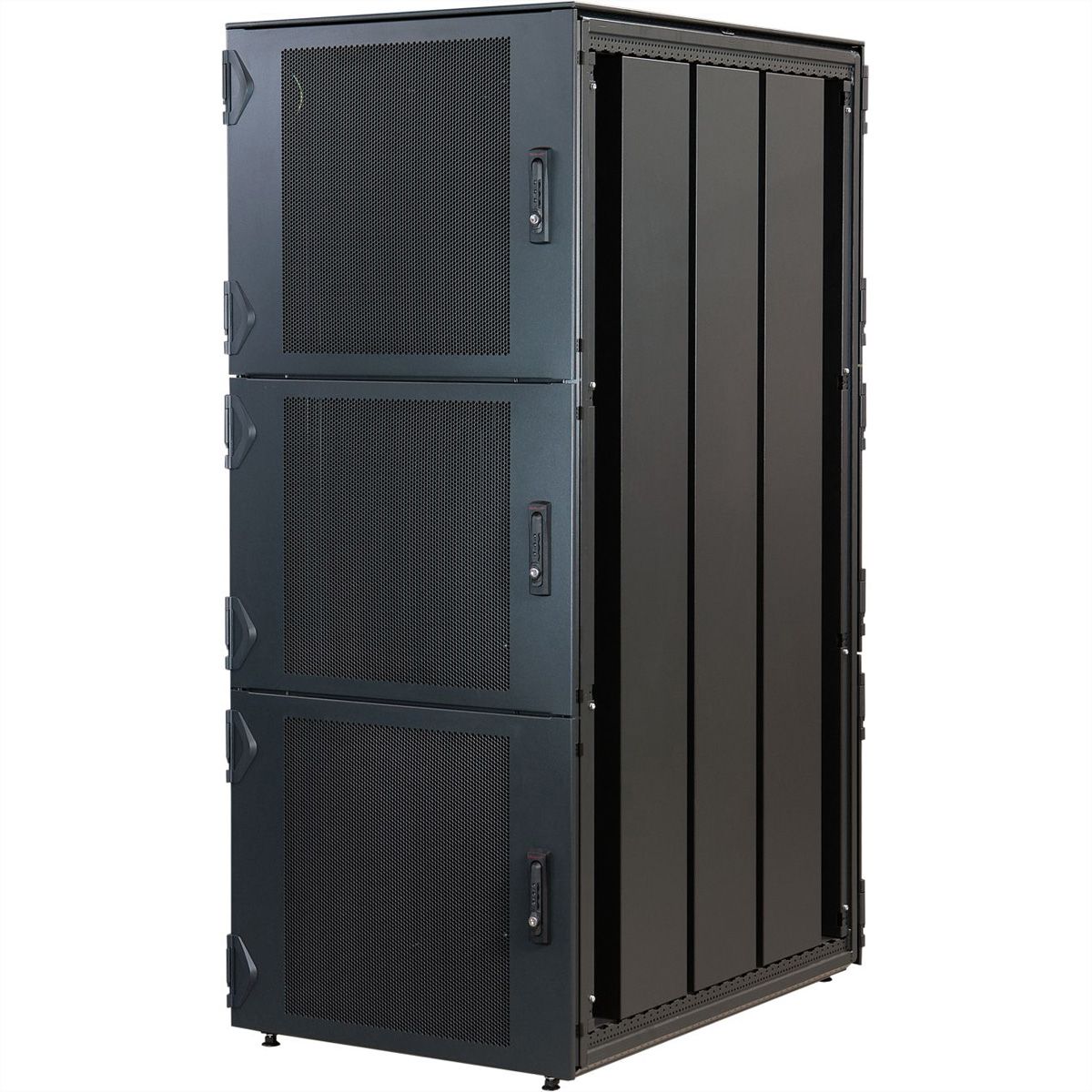 SCHROFF Varistar systeemkast, RAL 7021, 3 vakken, 42 HE, 2000H, 800W, 1000D, Kleur zwart/grijs