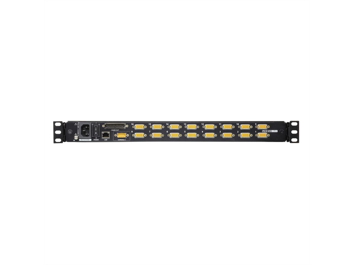 ATEN CL5716iN LCD KVM Switch Over IP, USB-PS/2,VGA , 16-Poorts, DE-Layout