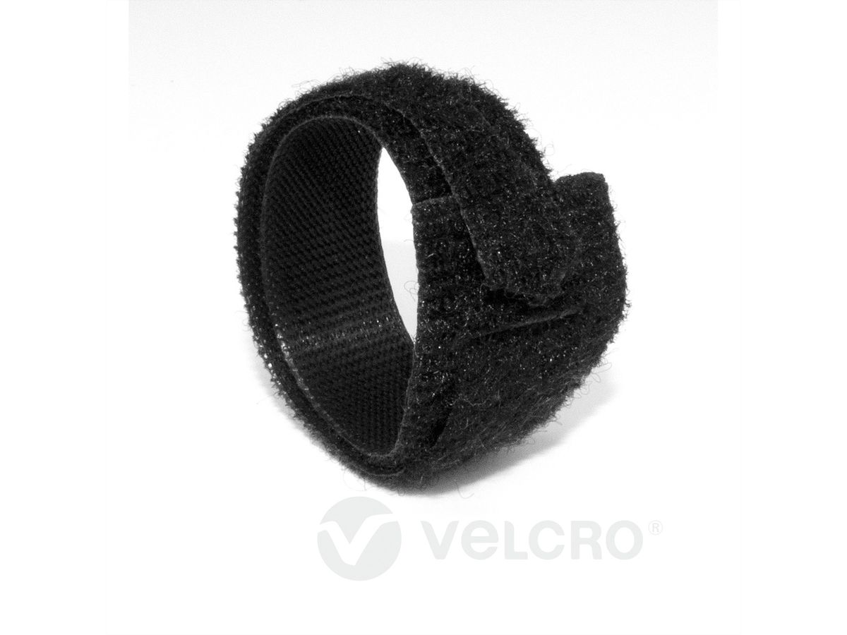 VELCRO® One Wrap® Bindband 20mm x 230mm, 100 stuks, brandvertragend, zwart