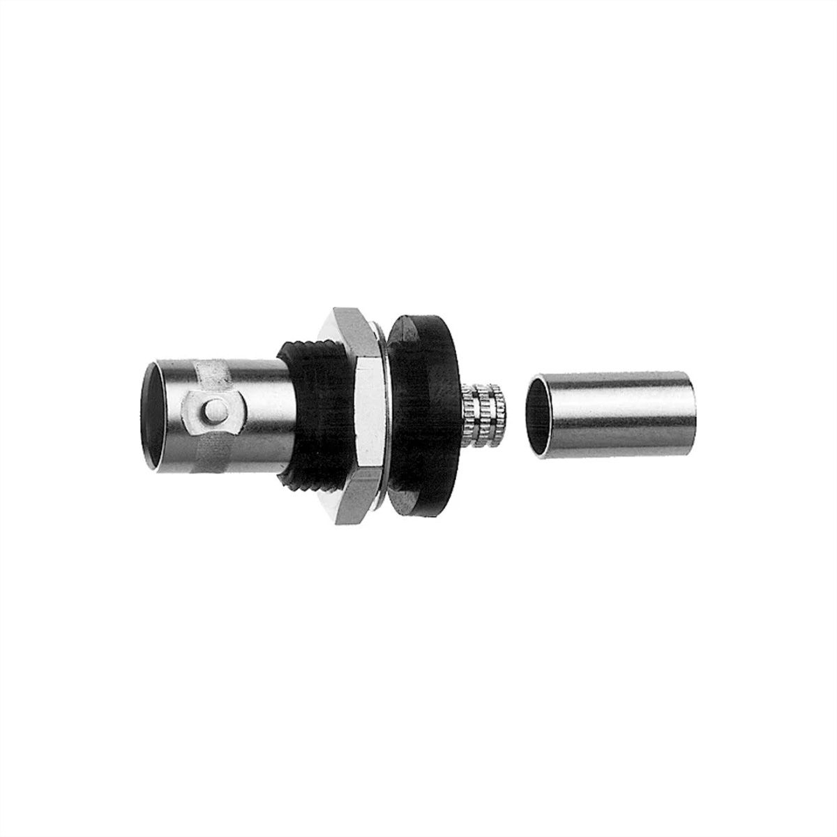 TELEGÄRTNER BNC-Kabeleinbaubuchse 50 Ohm für  RG-58C/U, isoliert