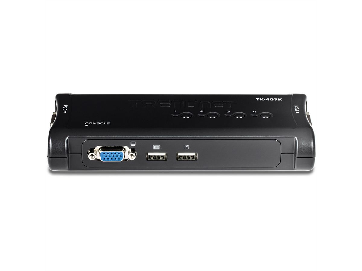 TRENDnet TK-407K KVM-switch 4-poorts USB-kit