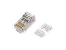 ROLINE Cat.6A (Class EA) Modular Plug, shielded, for Solid/Stranded Wire, 10 pcs.