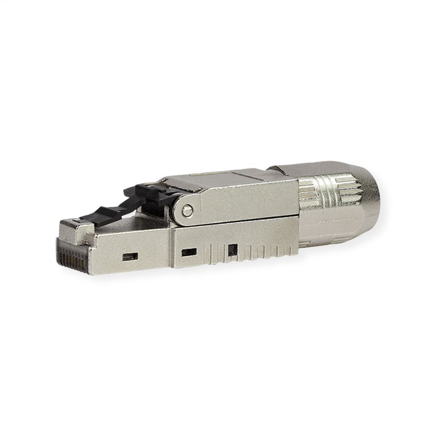 ROLINE Field Plug Cat.6A (Class EA), STP, silver