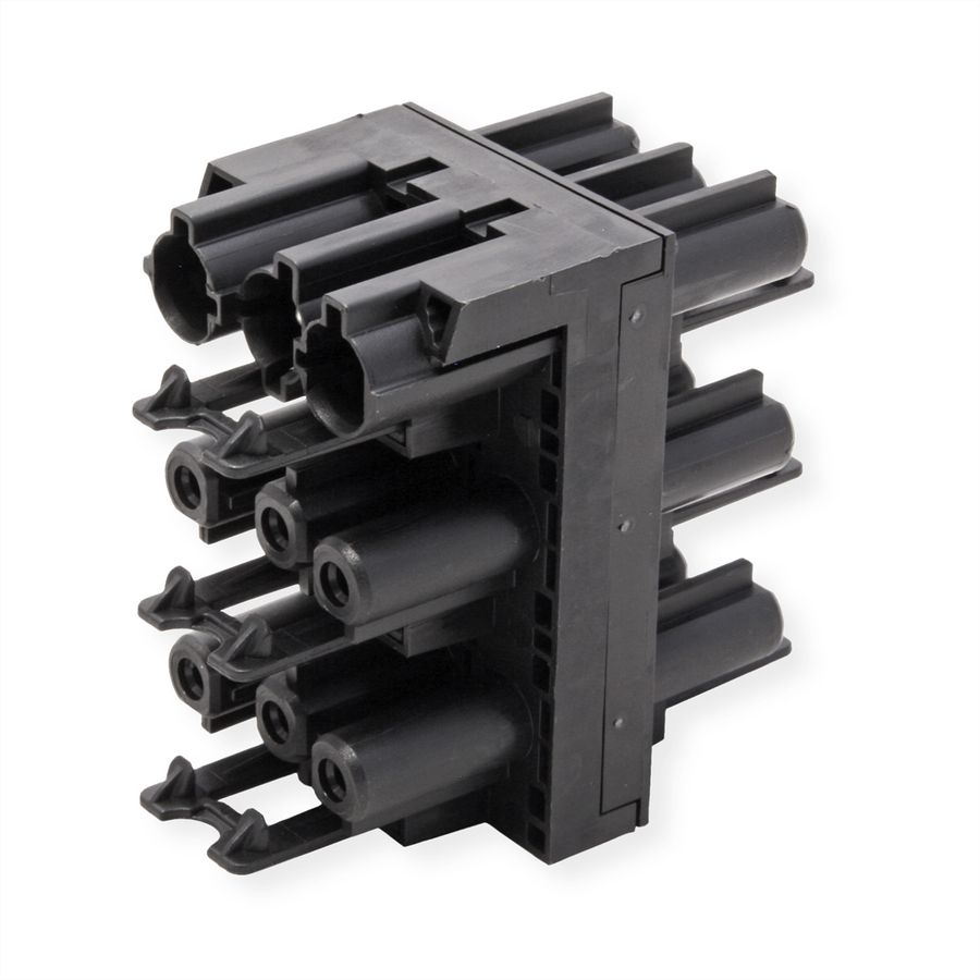 BACHMANN T verdeler GST18 3-polig, GST18 1x In 5x Uit