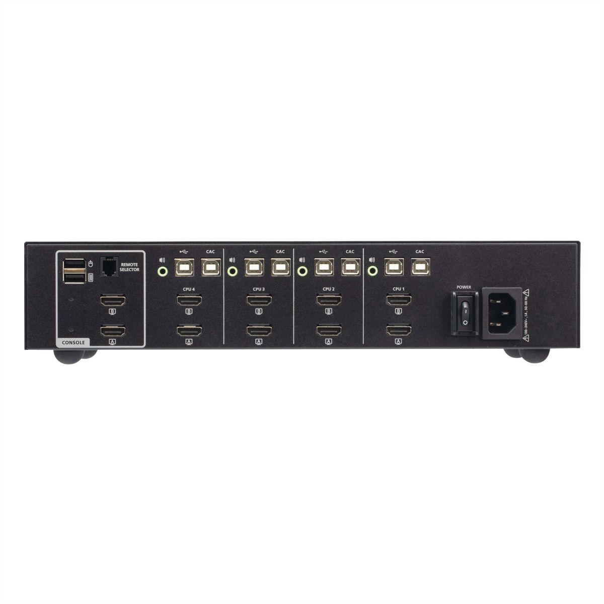 ATEN CS1144H4C 4-Port USB HDMI Dual Display Secure KVM Switch mit CAC