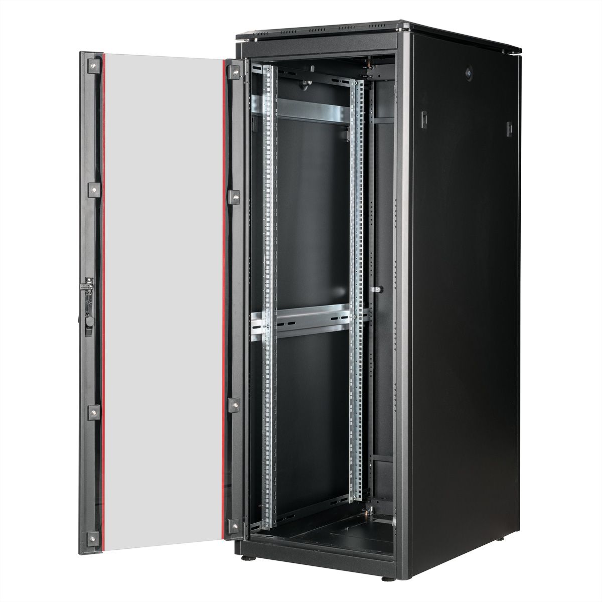 ROLINE 19-inch netwerkkast Pro 32 U , 600x800 BxD Glazen deur zwart