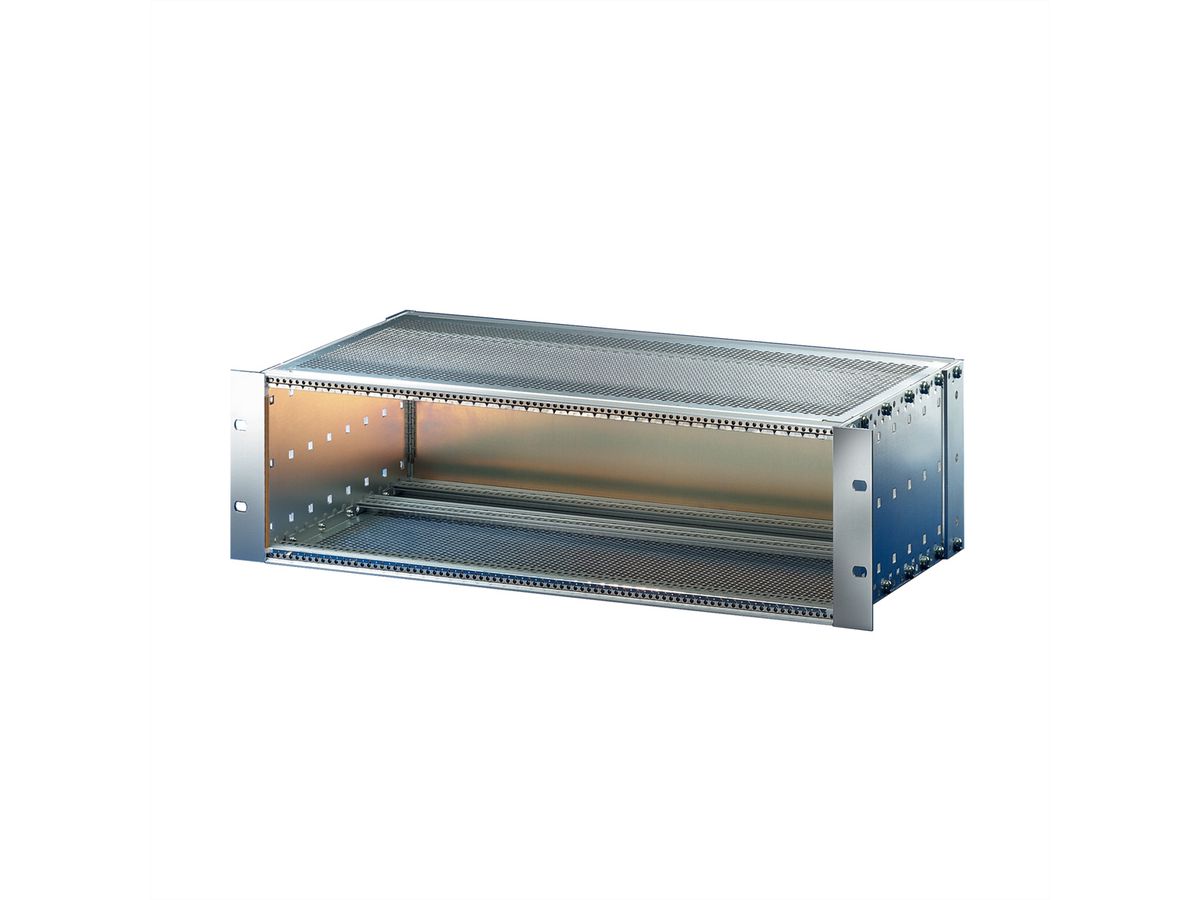 SCHROFF EuropacPRO 19" moduledrager voor backplane, zwaar, afgeschermd, 6 HE, 235 mm