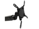 ROLINE LCD-arm voor zware belasting, draagstang, 4 scharnieren, tafelmontage, tot 22/27 kg, zwart