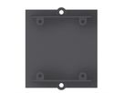 BACHMANN custom module dummy cover with screw-on dome, black