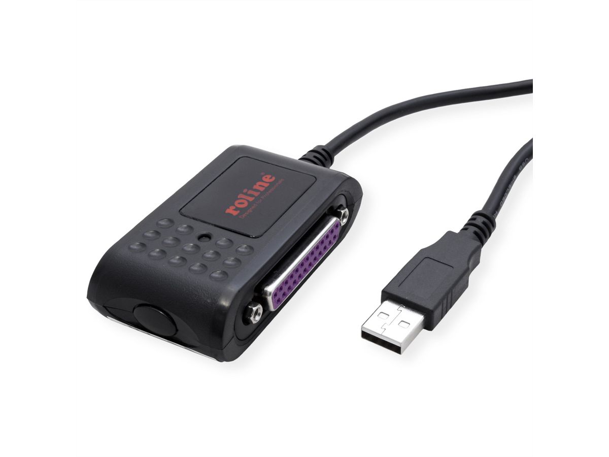 ROLINE Converter Cable USB to RS-232+DB25