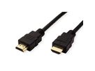 ROLINE HDMI High Speed kabel met Ethernet, TPE, zwart, 2 m