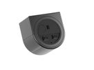 BACHMANN PIX HOLDER SINGLE, 1x UK, ISV, schwarz, 0,2 m