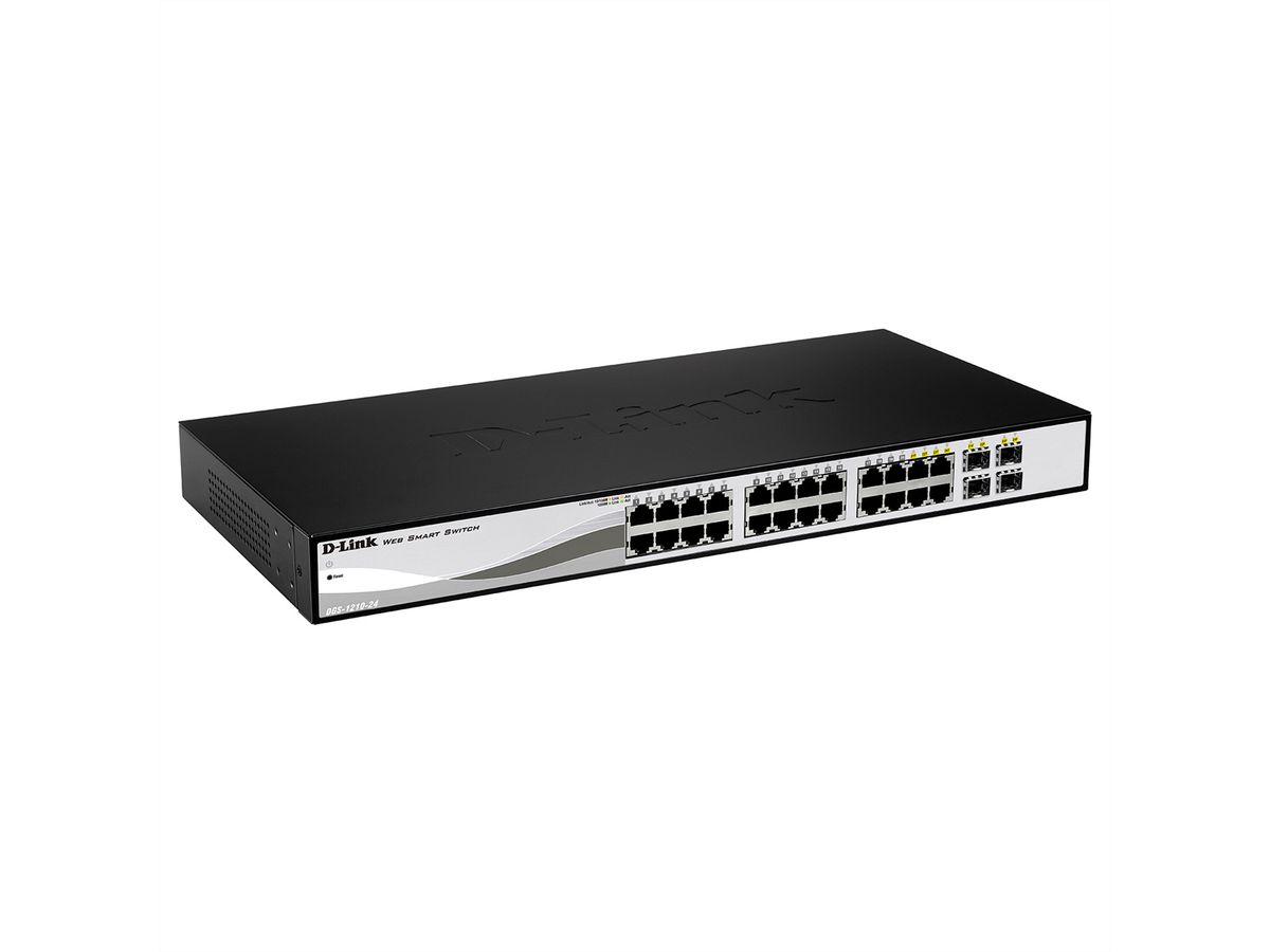 D-Link DGS-1210-24P 24-Poorts Web Smart Gigabit PoE Switch