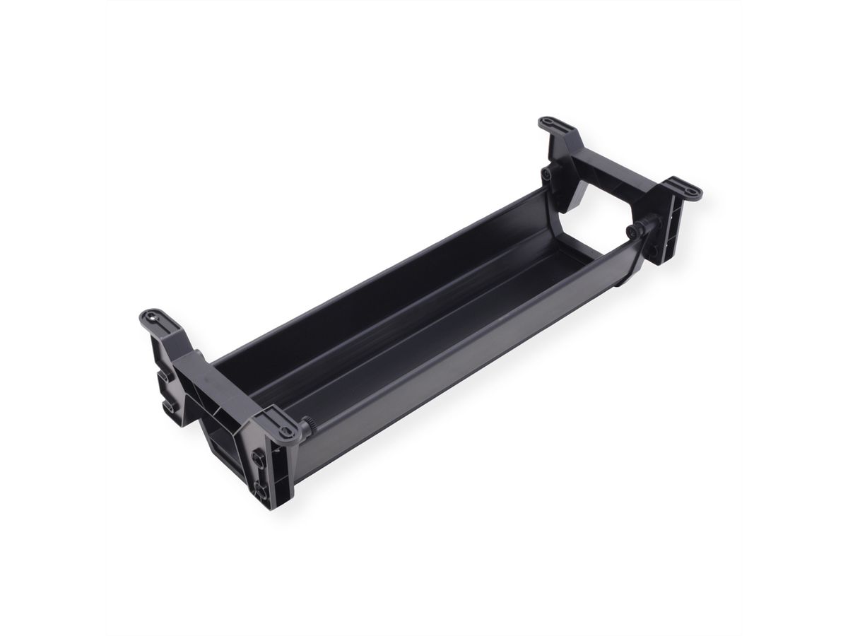 ROLINE Easy2Open kabelgoot, Montage onder tafel , zwart, 44,9 cm