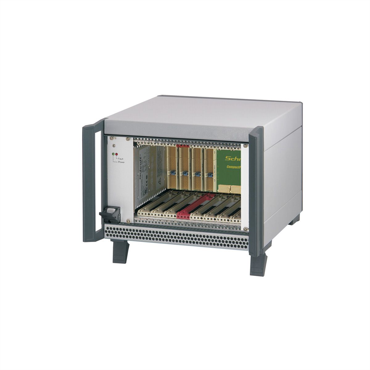SCHROFF CPCI PlusIO-systeem, desktop, 4 HE, 8 sleuven, 44 HP