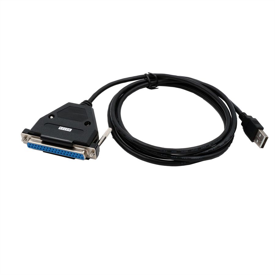 EXSYS EX-1324-37P USB 2.0 to 4S x RS-232 ports, with 37 pin female (FTDI chip-set), black, 1.8 m