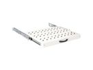 ROLINE 19-inch plank 1 U , Uitschuifbaar 350mm diep 25 kg grijs