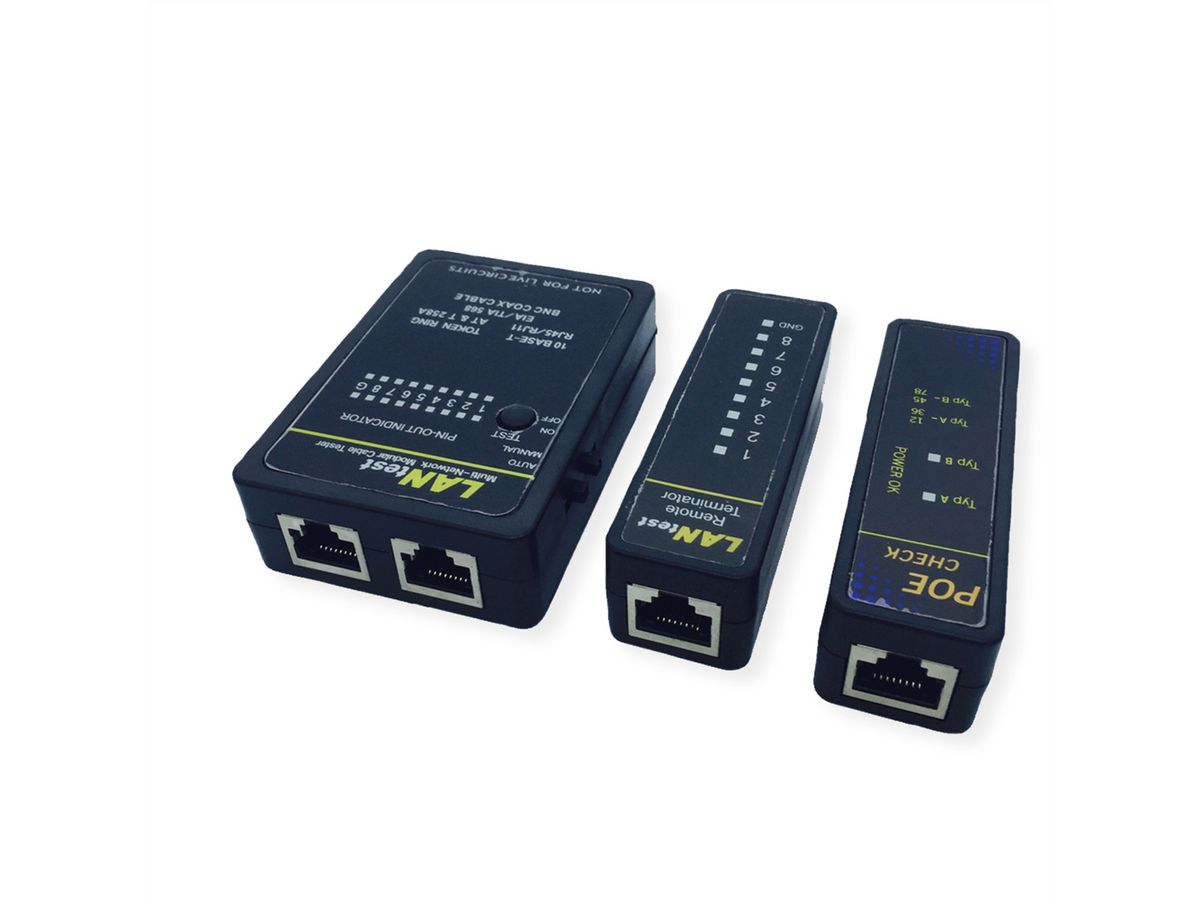 VALUE LANtest Multi-Network Cable + PoE Tester