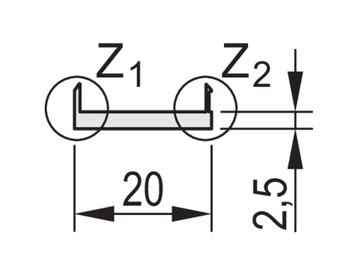 SCHROFF U-profile Front Panel, Shieldable, D-Sub Cutout, 3 U, 4 HP, 2 x 25 Pin, 2.5 mm, Al, Front Anodized, Rear Conductive