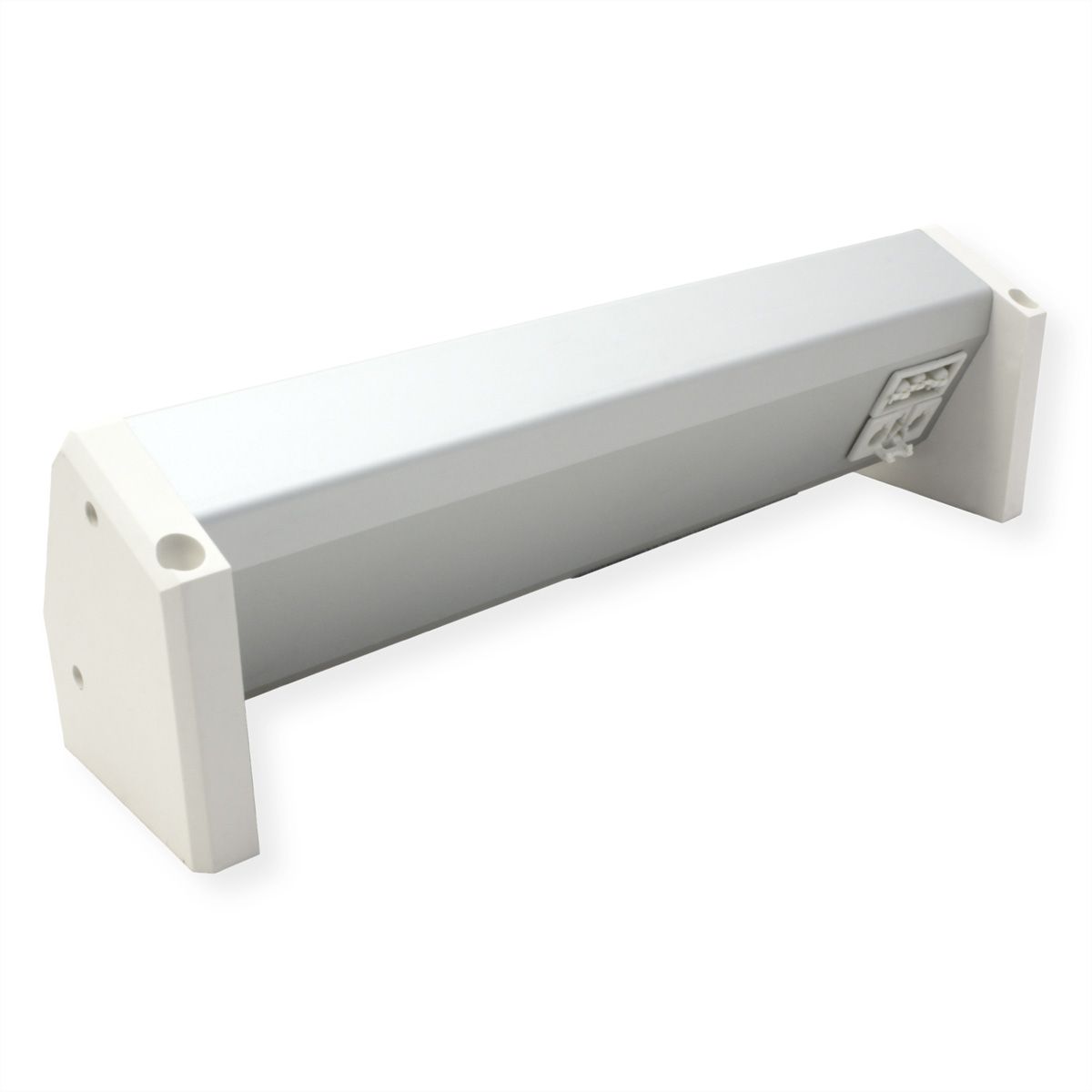 BACHMANN DESK 2xUTE 1xUSB A/C 22W 1xSwitch GST18 RAL9010