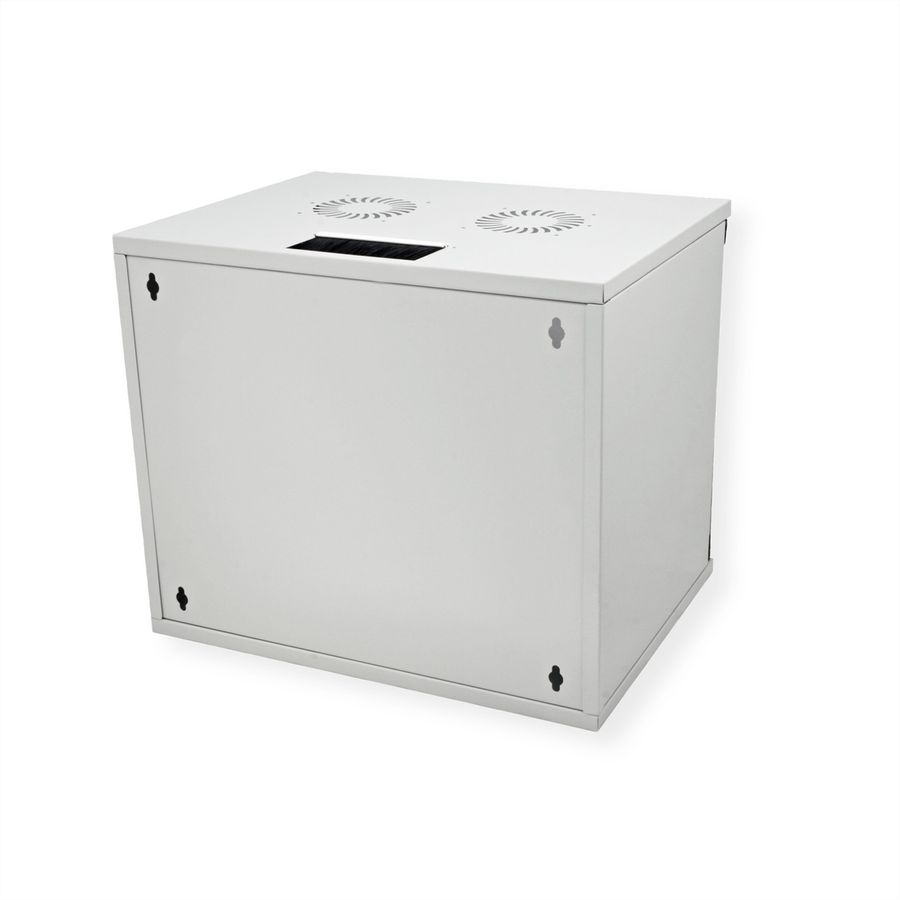 ROLINE 19-inch wandbehuizing Basic 9 U, 540x400 BxD Bouwpakket grijs