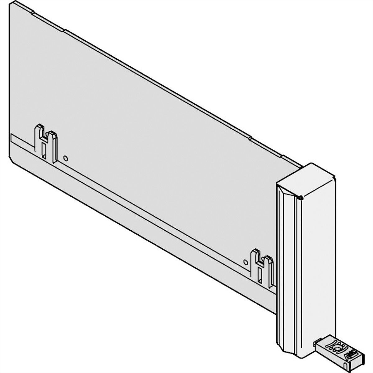 SCHROFF AMC opvulmodule ECO met vaste handgreep, enkele middenmaat