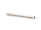 METZ CONNECT C6Amodul 24 Port 180°M 1HE, Edelstahl