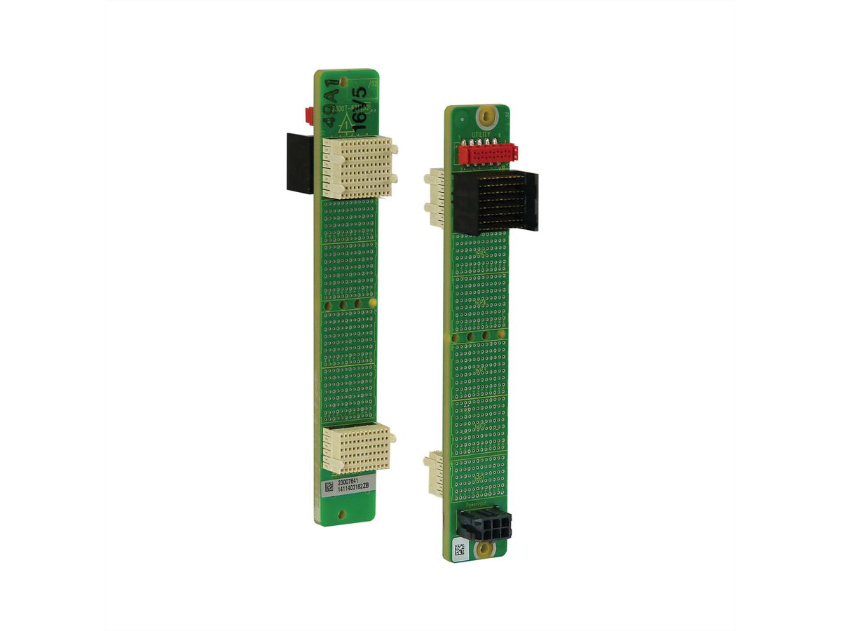 SCHROFF CPCI seriële backplane, 3 HE, 1 slot, RIO op RP6, zonder RIO