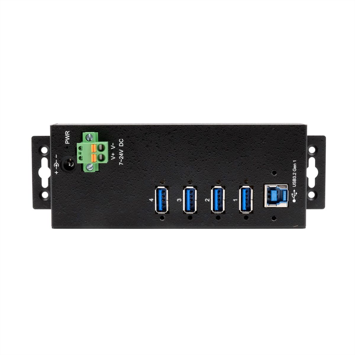 EXSYS EX-1186HMVS-2 4 Port USB 3.2 Gen 1 HUB mit 15KV ESD Überspannungs-Schutz