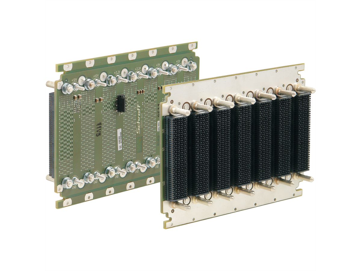 SCHROFF VPX Backplane, 3 U, 7 Slots, BKP3-CEN07-15.2.3-4