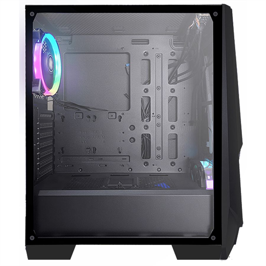 Xilence Xilent Blast X505.ARGB Gaming PC Case, RGB ATX Midi Tower, black