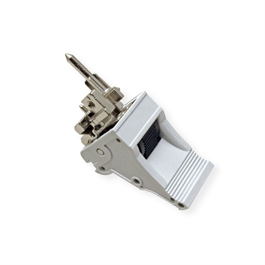 SCHROFF Inserter/Extractor handgreep type IEL, grijze hendel, zwarte knop, onder, 10 stuks