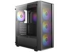 ANTEC AX65 ARGB PC Gehäuse Midi Tower Gaming ATX, schwarz